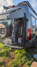 KK Rear Delta Gullwing Storage - Lightweight alloy rear gear box, storage of gear up to 28kgs. Ideal for golf clubs  - Driver/Pax side - Needs Gear Rack-3