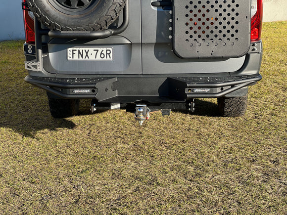 KK Alloy Rear Bumper- External Step - Rear protection system