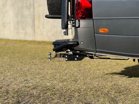 KK Alloy Rear Bumper- External Step - Rear protection system