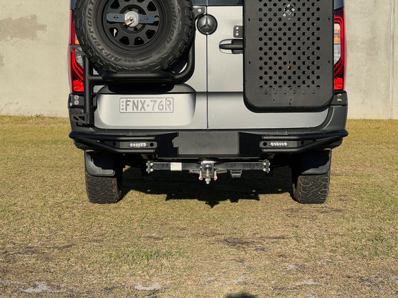 KK Alloy Rear Bumper- External Step - Rear protection system