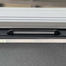 black LED caravan light on caravan