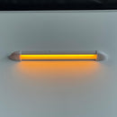 White/Amber LED Caravan Light - White Body-4