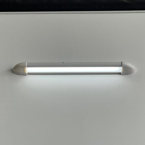 White/Amber LED Caravan Light - White Body