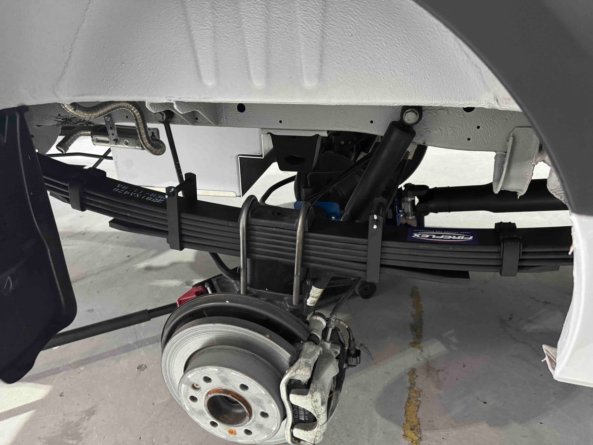 Leaf Spring Rear Module Chassis SUSPENSION & CHASSIS Sprinter Rear Leaf Replacement |Kimberley Kampers