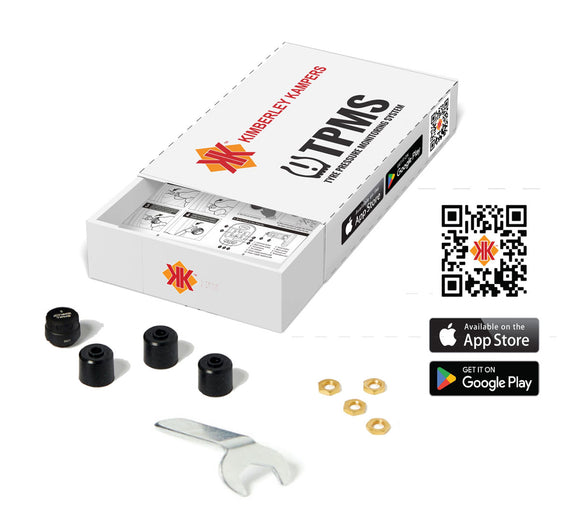 4x Pack - Kimberley Kampers Tyre Pressure Monitoring System (TPMS)