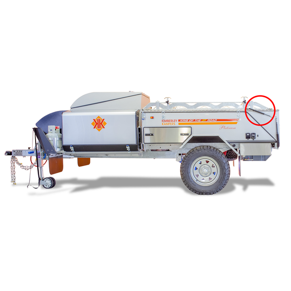 kimberley kamper camper trailer on white background
