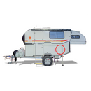 Gas Strut - 257-210-0350-11 - Kamper/Karavan-3