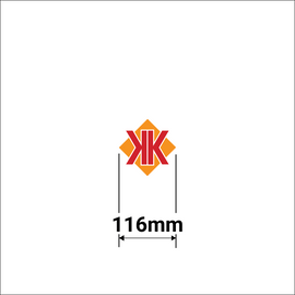 KK Decal - Small 116mm W KK Logo