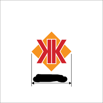 KK Decal - Medium 232mm W KK Logo