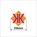 KK Decal - Medium 256mm KK Orange & Red Logo - Vinyl Sticker-1