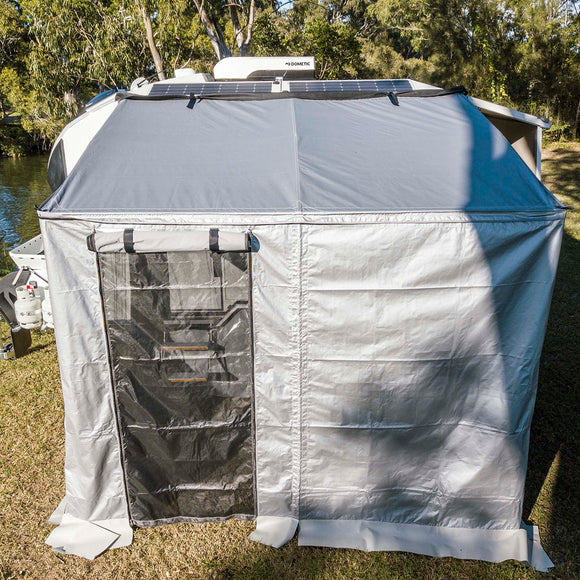 Kwik Awning Full Walls Kit (Includes: Draft Skirt, Front & Rear Walls) - Karavan