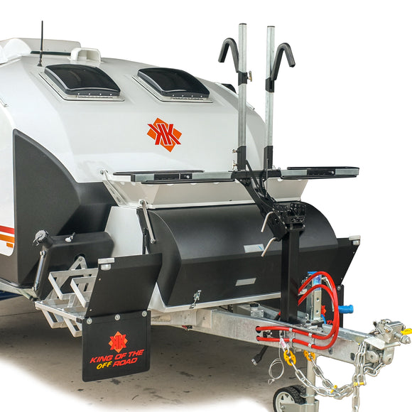 KK Decal - Medium 256mm KK Orange & Red Logo - Vinyl Sticker